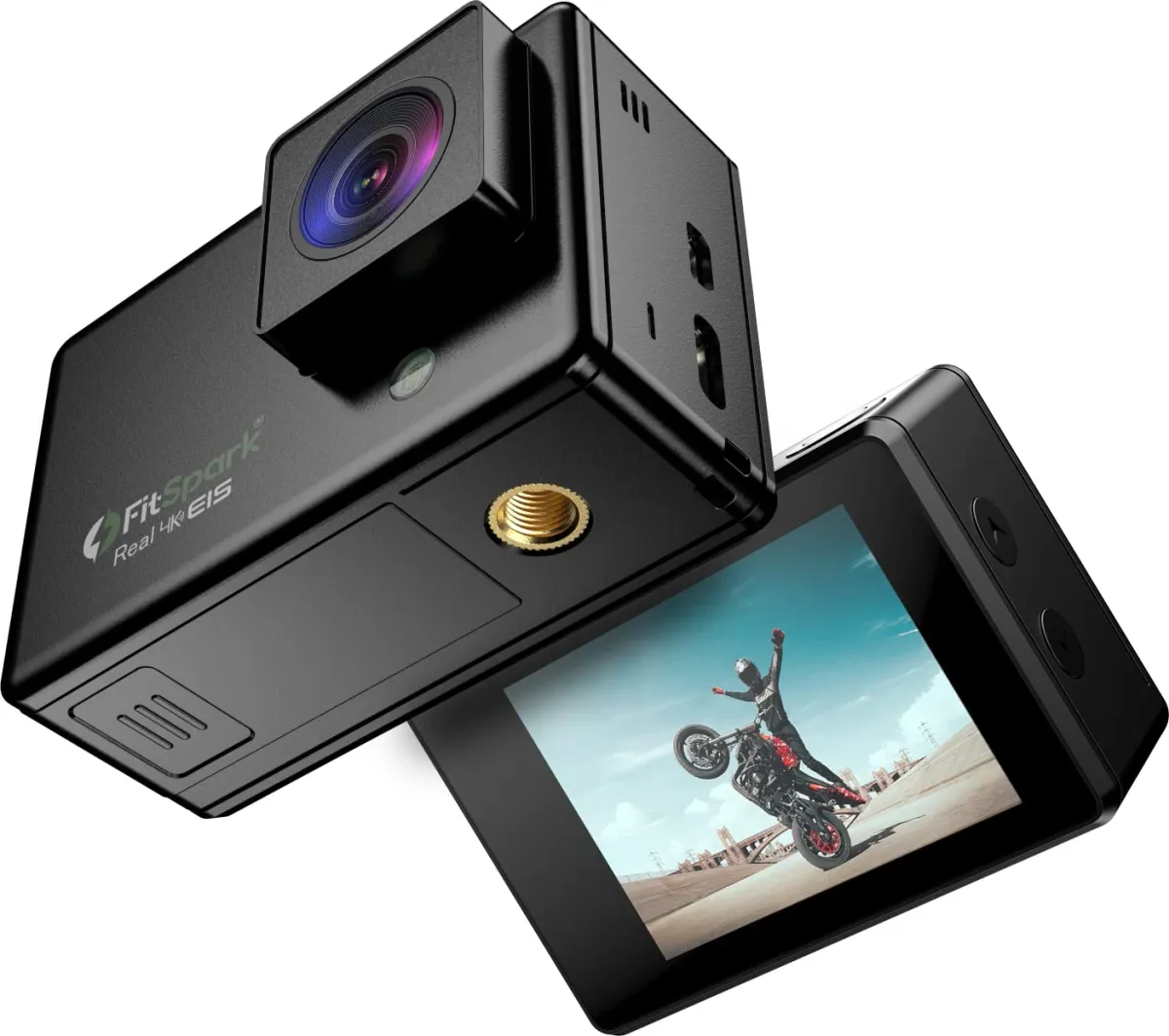 FitSpark Eagle i12 20MP Action Camera Price in India 2025, Full - Main Image