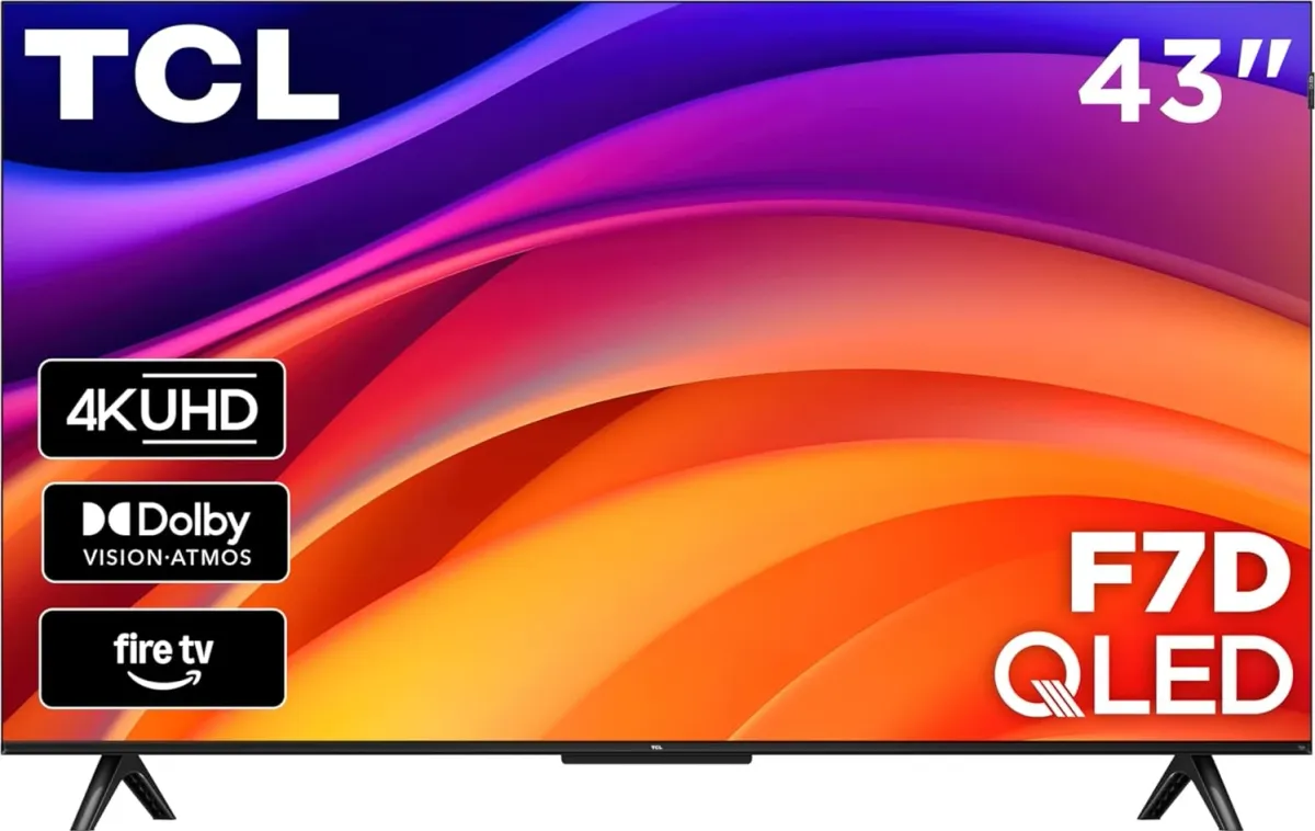 TCL F7D Series 43 inch Ultra HD 4K Smart QLED TV (43F7D) - Price
