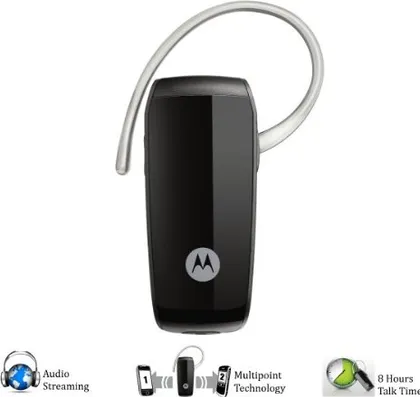 Designer Wireless Bluetooth Headset for all Motorola phones with Free Car Charger