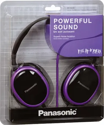 Panasonic RP-HX250E Wired Headphones (Over the Head)