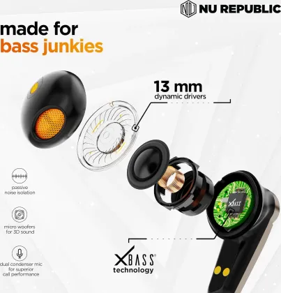 Nu Republic Cyberstud X2 True Wireless Earbuds