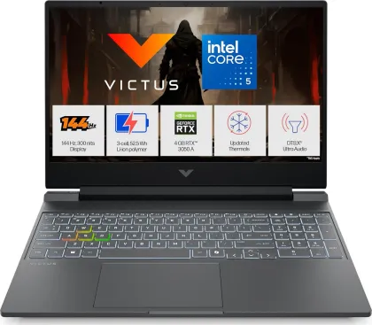 HP Victus 15-fa2500TX Gaming Laptop (Intel Core 5 210H/ 24GB/ 512GB SSD/ Win11/ 4GB RTX3050A)