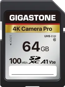 Gigastone Camera Pro 64GB SDXC UHS-1 Memory Card