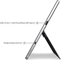 Dell Latitude 7210 Laptop (10th Gen Core i5/ 8GB/ 256GB SSD/ Win10 Pro)