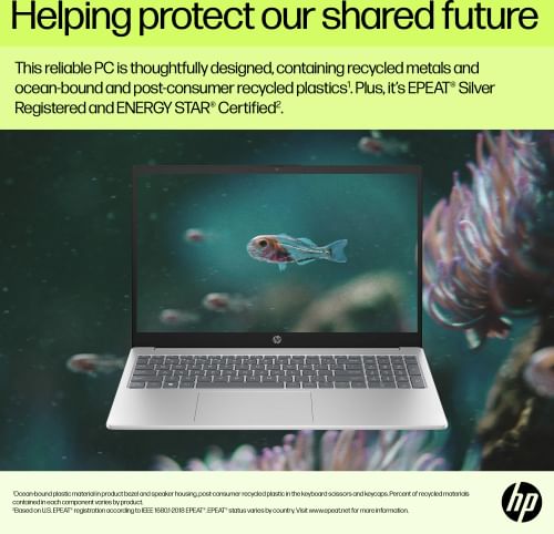 HP 15-fd0024TU Laptop (13th Gen Core i7/ 16GB/ 512 GB SSD/ Win11 Home)