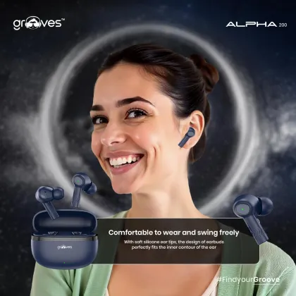 Grooves Alpha 200 True Wireless Earbuds