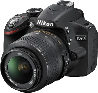 Nikon D3200 DSLR (AF-S 18-55mm VR Kit Lens)