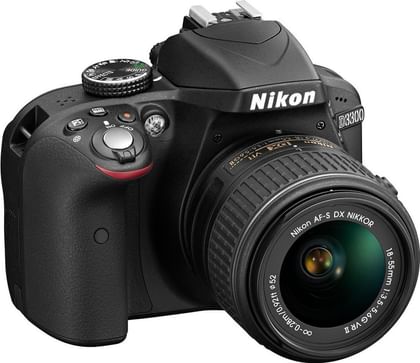 Nikon D3300 DSLR (AF-S 18-55mm + 55-200mm VR Kit Lens)