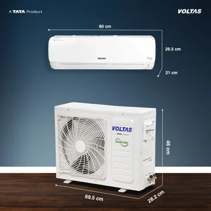 Voltas 123INV CAL 1 Ton 3 Star 2026 Inverter Split AC