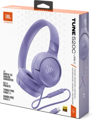 JBL Tune 520C USB-C Wired Headphones