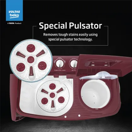 Voltas Beko WTT60UNX 6 kg Semi Automatic Washing Machine