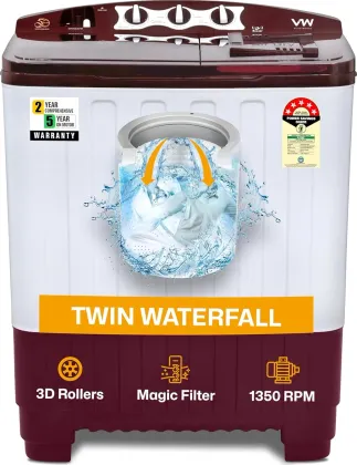 VW Super Wash 8 kg Semi Automatic Washing Machine
