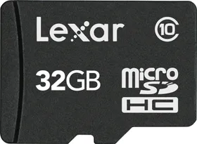 Lexar MicroSDHC 32GB Card Class 10