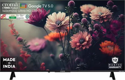 Croma CREL055UGL333850 55 inch Ultra HD 4K Smart LED TV