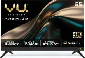 Vu Premium 55CA 55 inch Ultra HD 4K Smart LED TV (2023 Edition)