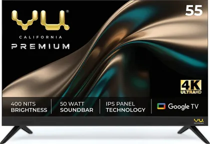 Vu Premium 55CA 55 inch Ultra HD 4K Smart LED TV (2023 Edition)