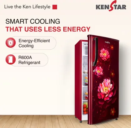 Kenstar 183BD3KS24HB.BW 183 L 2 Star Single Door Refrigerator