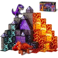 Dinosaur Magnetic Tiles Set