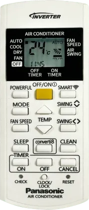 Panasonic CS/CU-EU18CKY3XFMH 1.5 Ton 3 Star 2026 Inverter Split AC