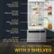 Whirlpool FP 253D PROTTON ROY 235 L Triple Door Refrigerator