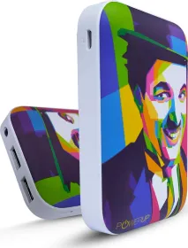 Powerup Comic Charlie Chaplin 7800 mAh Power Bank