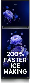 Haier HEF-252IEMF-P 240 L 2 Star Double Door Refrigerator