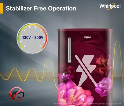 Whirlpool 205 WDE PRM 2S Wine Serena-Y 184 L 2 Star Single Door Refrigerator