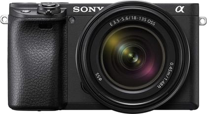 Sony Alpha ILCE-6400 24.2MP Mirrorless Camera (E 18-135mm F/3.5-5.6 Lens & E 20mm F/1.8 G Lens)