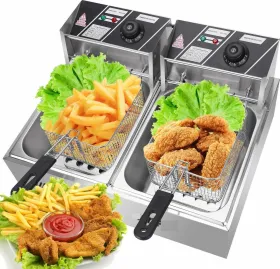 King Novelty Double Tank 12L Electric Deep Fryer