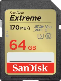 SanDisk Extreme 64 GB UHS-I SDHC Memory Card