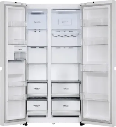 LG GL-B257DMK3 635 L 3 Star Side By Side Refrigerator