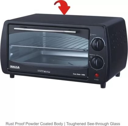 Inalsa Easy Bake 10BK 10-Litre Oven Toaster Grill
