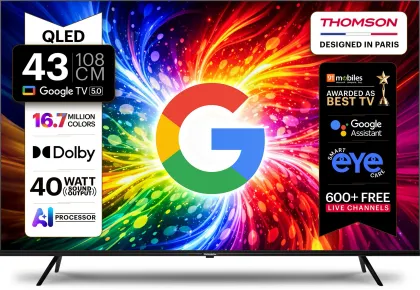 Thomson 43QAI1085 43 inch Full HD Smart QLED TV