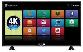 Mitashi MiDE050v25 50-inch Ultra HD 4K Smart LED TV