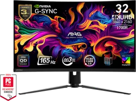 MSI MAG 321CUP QD-OLED 31.5 Inch Ultra HD 4K Gaming Monitor