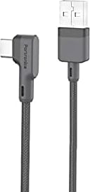 Portronics Konnect L POR-1081 Fast Charging 3A Type-C Cable 1.2Meter with Charge & Sync Function for All Type-C Devices