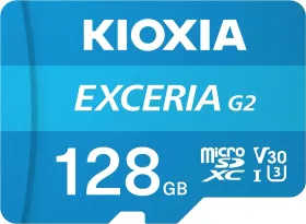 Kioxia Exceria G2 128GB Micro SDXC UHS-I Memory Card