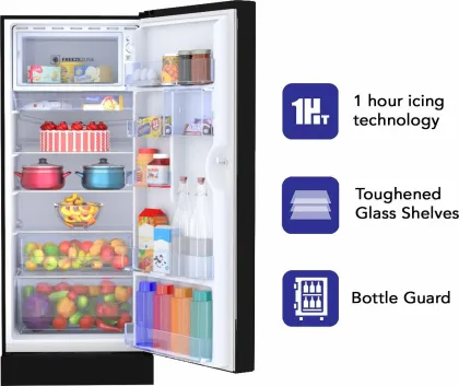 Haier HRD-2103PSG-P 190 L 3 Star Single Door Refrigerator