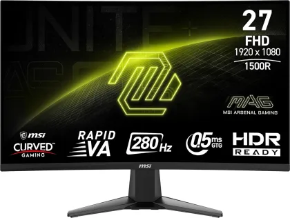 MSI MAG 276CXF 27 Inch Full HD Curved Gaming Monitor