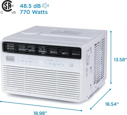 BLACK+DECKER BD08NWES 8000 BTU 115V Window AC