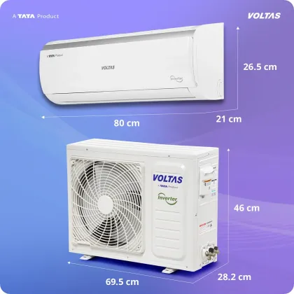 Voltas 123INV Vertis Elite 1 Ton 3 Star 2026 Inverter Split AC