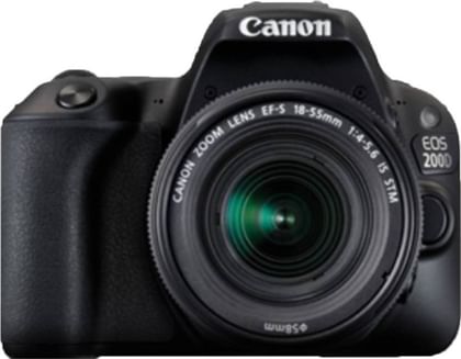 Canon EOS 200D DSLR Camera (EF-S 18-55 IS STM Lens)