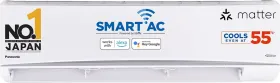 Panasonic CS/CU-QU26BKYFM 2.2 Ton 4 Star 2025 Inverter Split AC