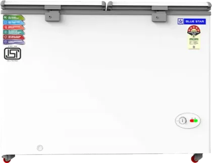 Blue Star CF5330NEYW 300 L 5 Star Double Door Deep Freezer