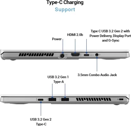 Asus ROG Zephyrus G14 GA401QM-HZ146TS Laptop (AMD Ryzen 7/ 16GB/ 1TB SSD/ Win10/ 6GB Graph)