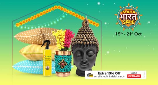 Maha Bharat Sale: Great Offers + Extra 10% Bank OFF on All Cards