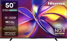 Hisense E75Q 50 inch Ultra HD 4K Smart QLED TV (50E75Q)