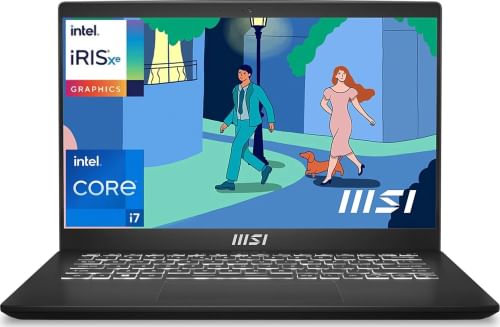 MSI Modern 14 C12MO-1211IN Laptop (12th Gen Core i7/ 16GB/ 512GB SSD/ Win11 Home)