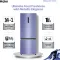 Haier HEB-333SI-P 325 L 3 Star Double Door Refrigerator