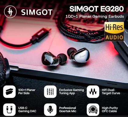 Linsoul SIMGOT EG280 Wired Earphones